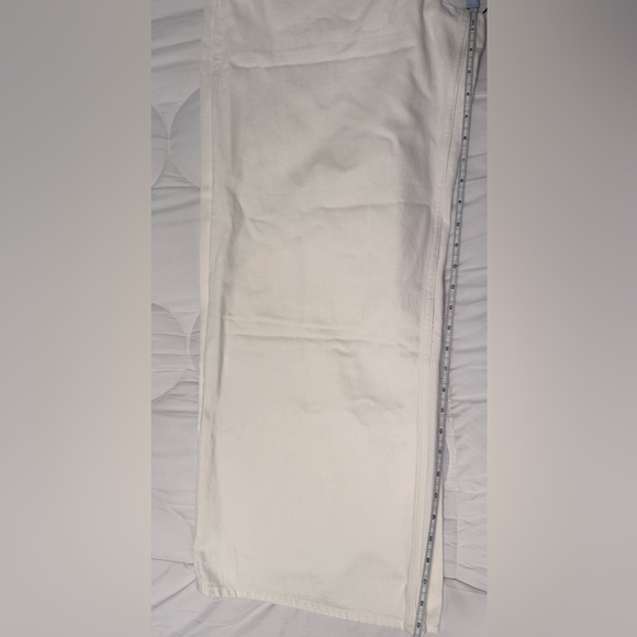 Abercrombie & Fitch White Wide-Leg Jeans - Picture 11 of 11